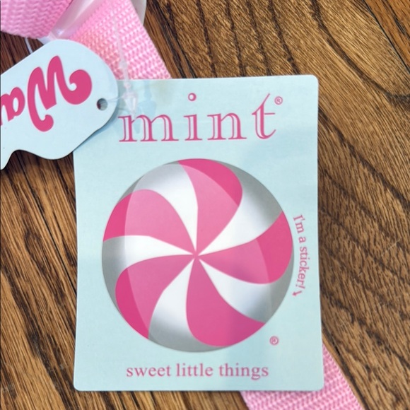 Pink Striped Backpack - Picture 2 of 5